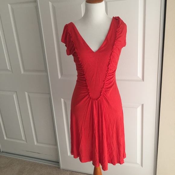Diane Von Furstenberg Red Dress 4 - Picture 3 of 7